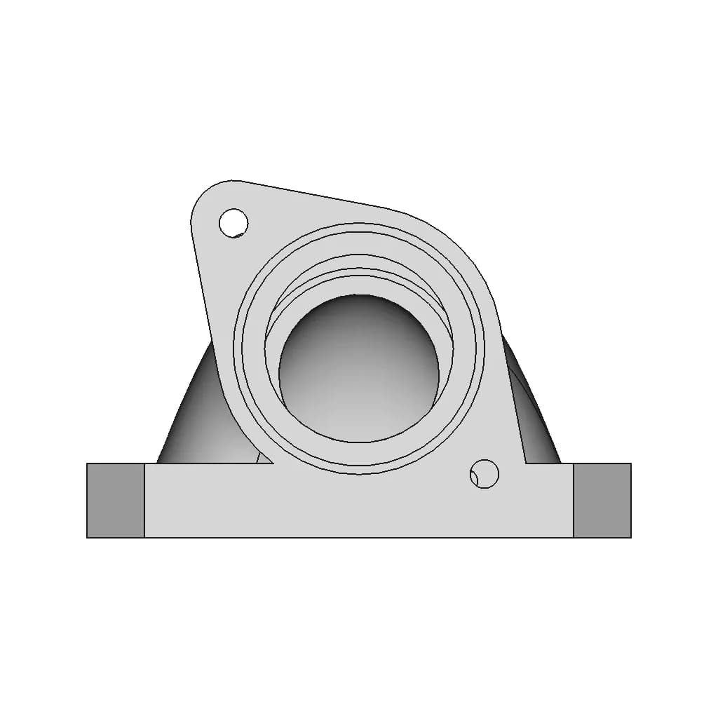 Predator 670 Carb Adapter 1 | CAD Model for Energy Systems_90_0_degree_snapshot