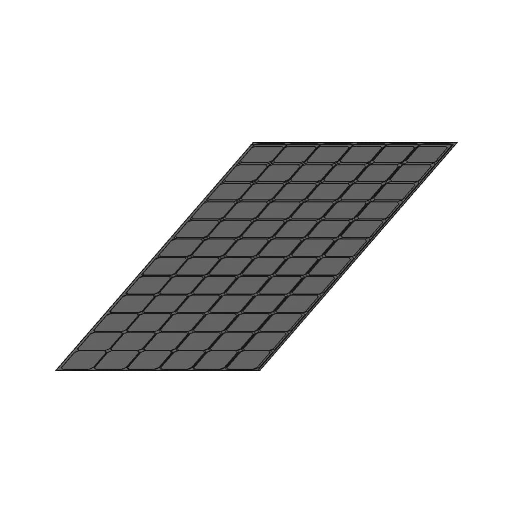 400W Monocrystalline Solar Pv Panel 1 | CAD Model for Energy Systems_60_30_degree_snapshot