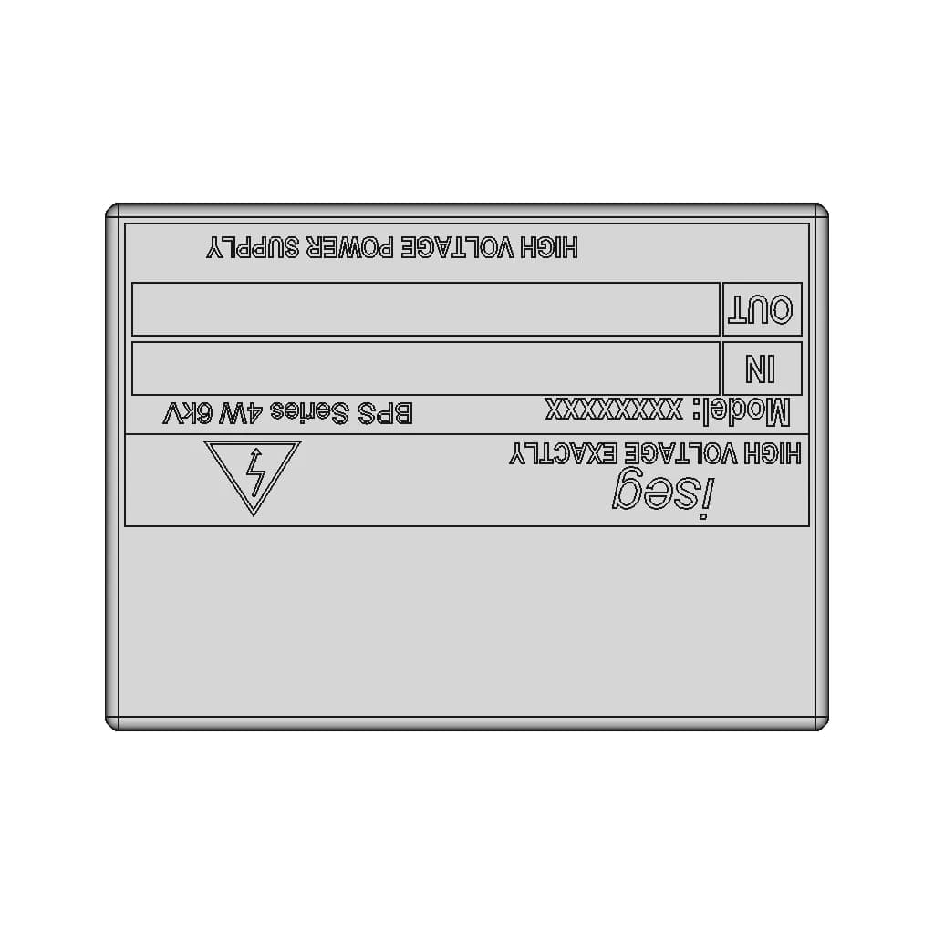 Iseg Bps Series Dc Dc High Voltage Converter | CAD Model for Energy Systems_270_0_degree_snapshot
