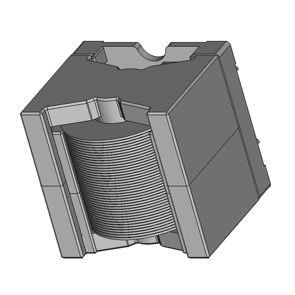 Pq44 Flyback Transformer 1 | CAD Model for Energy Systems_60_30_degree_snapshot