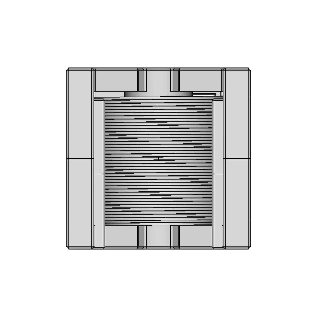 Pq44 Flyback Transformer 1 | CAD Model for Energy Systems_90_0_degree_snapshot