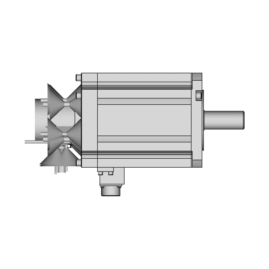Ac Servo Motor 132 | CAD Model for Energy Systems_0_270_degree_snapshot