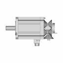 Ac Servo Motor 132 | CAD Model for Energy Systems_0_90_degree_snapshot