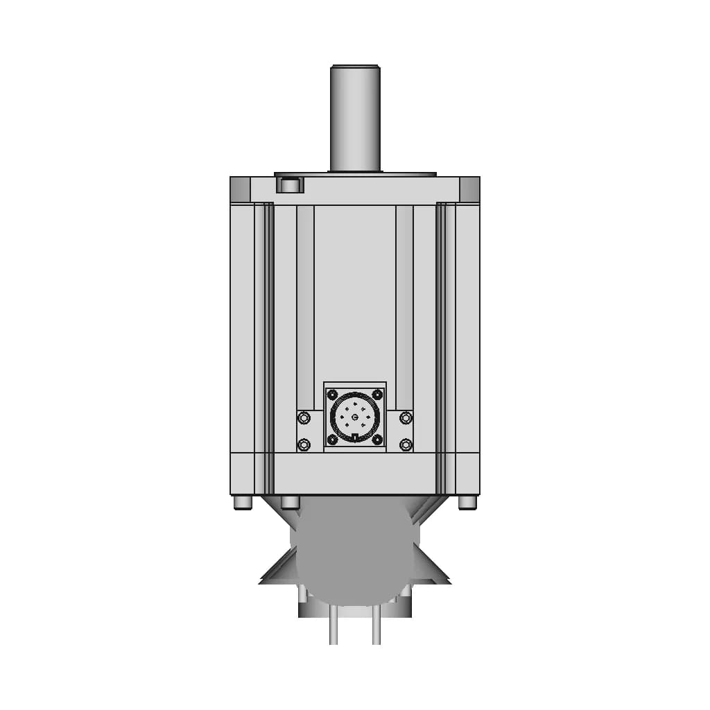 Ac Servo Motor 132 | CAD Model for Energy Systems_90_0_degree_snapshot