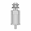 Ac Servo Motor With Brake 113 | CAD Model for Energy Systems_270_0_degree_snapshot