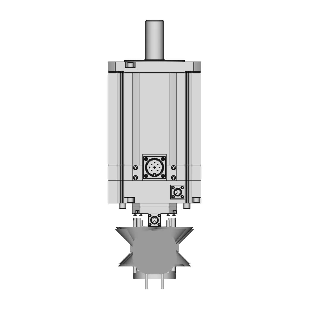 Ac Servo Motor With Brake 113 | CAD Model for Energy Systems_90_0_degree_snapshot