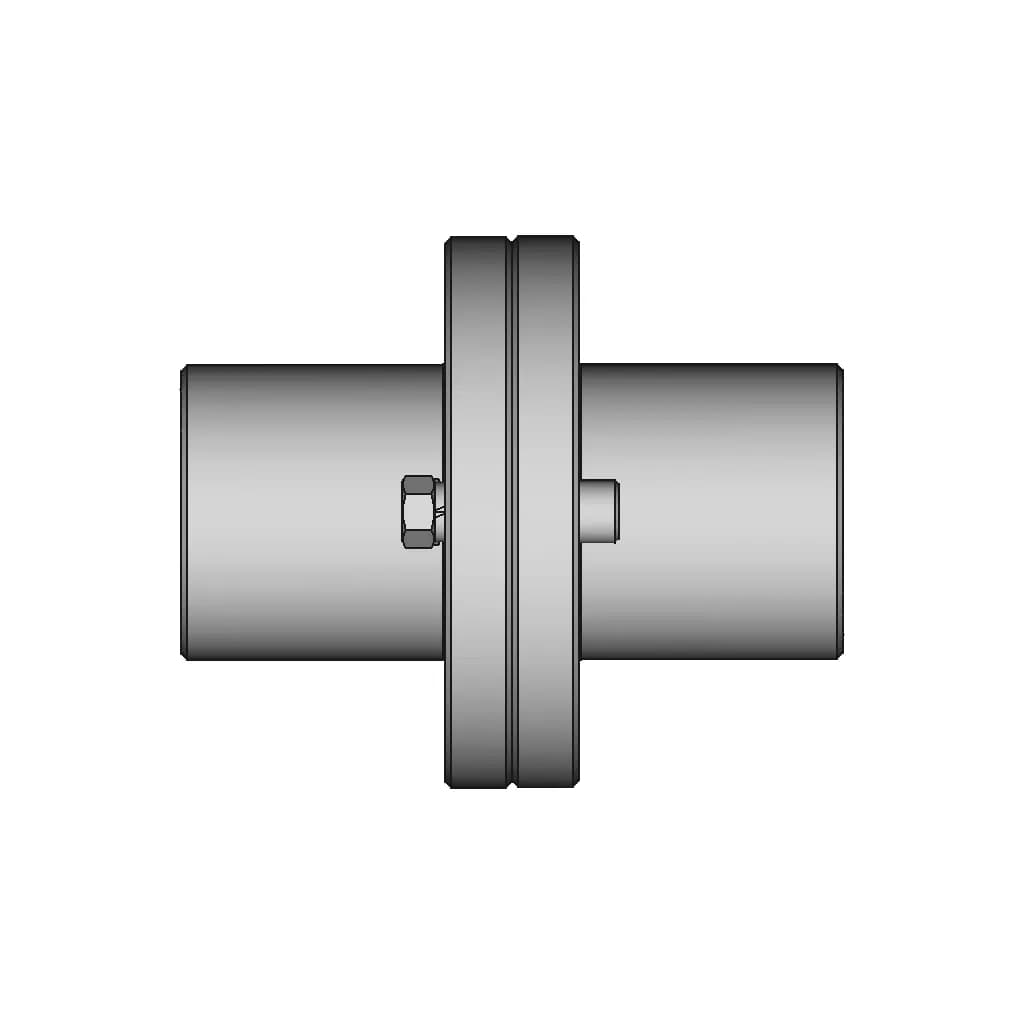 Rigid Flange Coupling 15 | CAD Model for Energy Systems_0_0_degree_snapshot