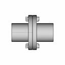 Rigid Flange Coupling 15 | CAD Model for Energy Systems_90_0_degree_snapshot