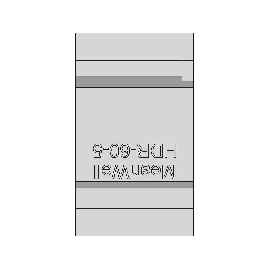 Meanwell Hdr 60 5 1 | CAD Model for Energy Systems_270_0_degree_snapshot