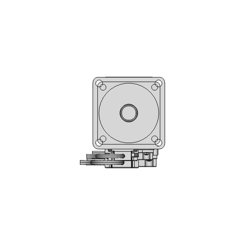Ac Servo Motor With Brake 112 | CAD Model for Energy Systems_0_0_degree_snapshot