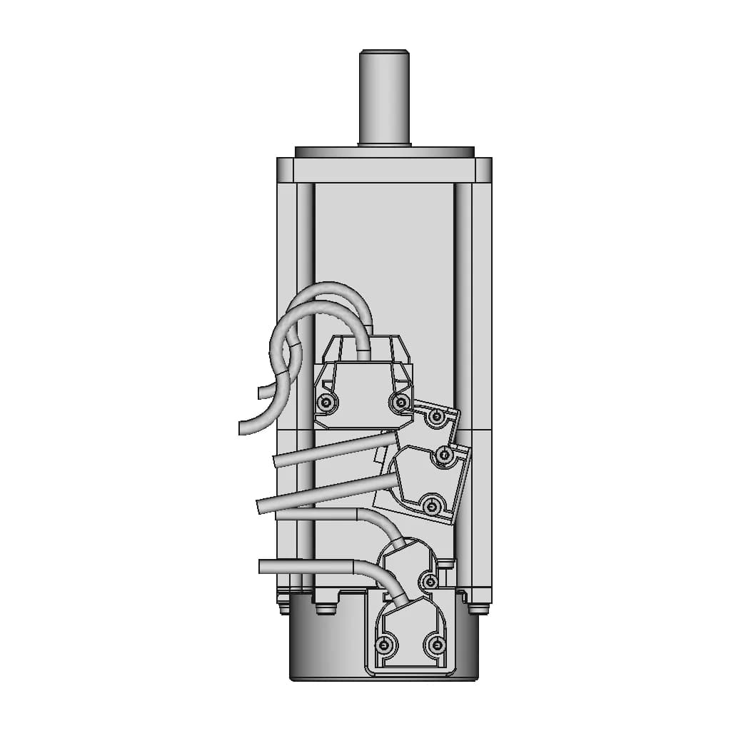 Ac Servo Motor With Brake 112 | CAD Model for Energy Systems_90_0_degree_snapshot