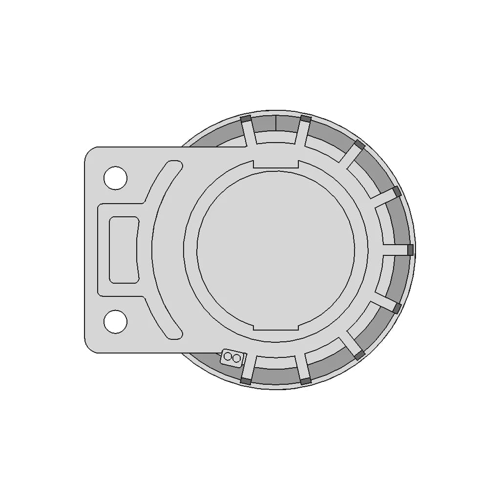Internal Siren 120Db 12V For Gsm Signaling 1 | CAD Model for Energy Systems_90_0_degree_snapshot