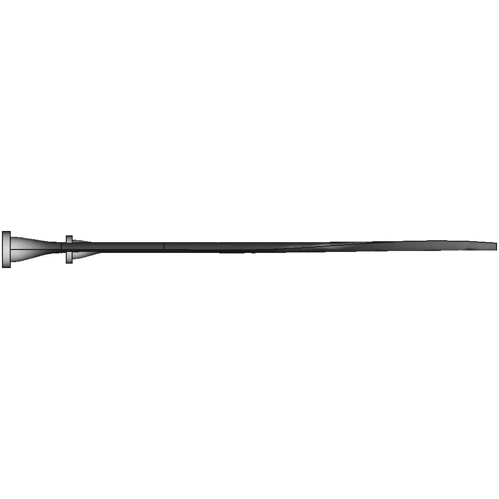 Wind Turbine Blade According To Naca Gauidline 1 | CAD Model for Energy Systems_0_90_degree_snapshot