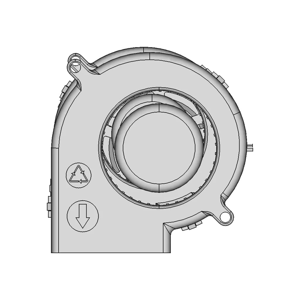 Turbine Cooler Bfb1012Vh 1 | CAD Model for Energy Systems_270_0_degree_snapshot