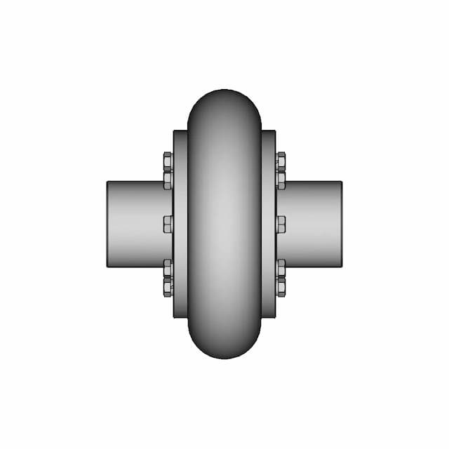 Elastic Coupling With Toroidal Shell 10 | CAD Model for Energy Systems
