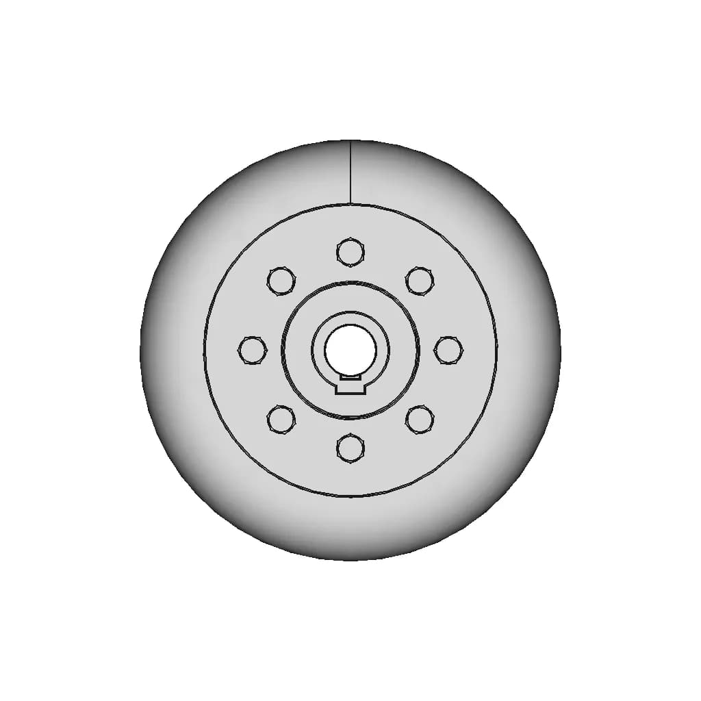 Elastic Coupling With Toroidal Shell 10 | CAD Model for Energy Systems_0_270_degree_snapshot