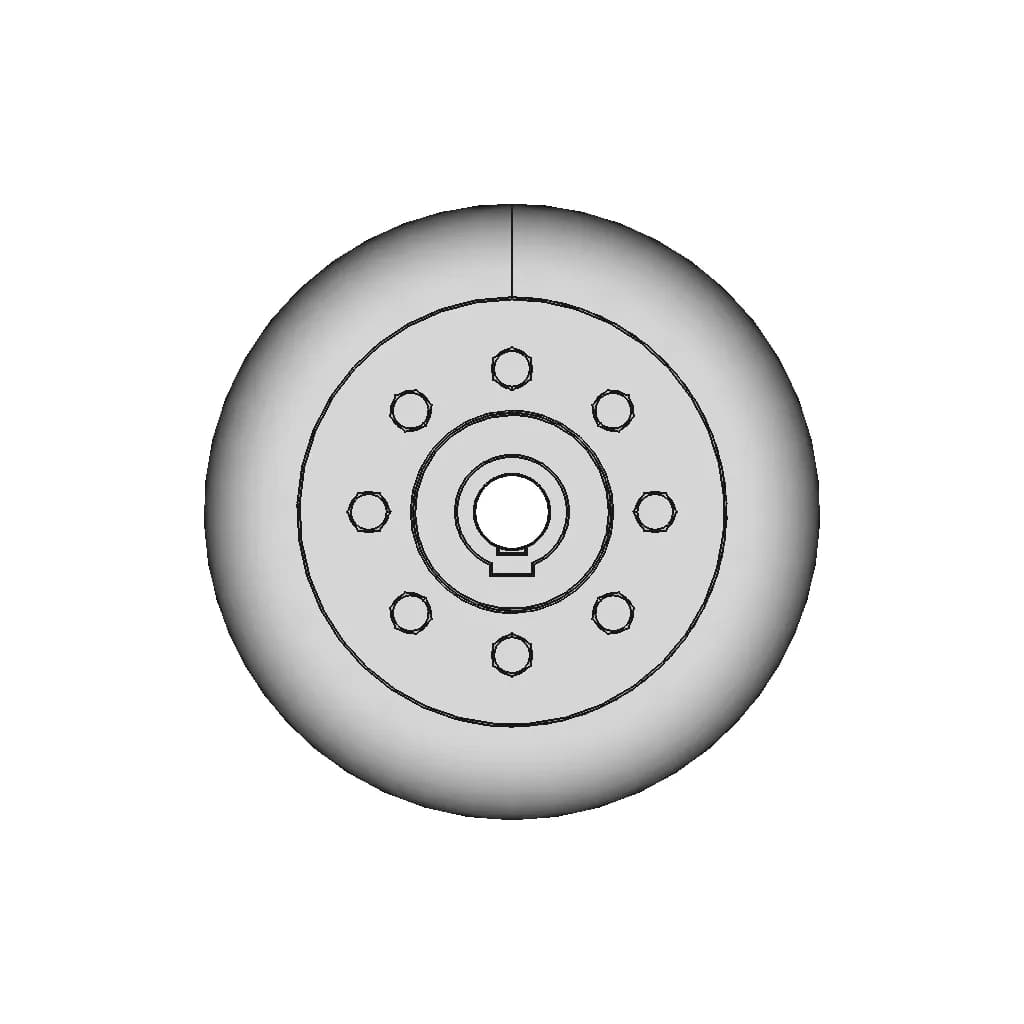 Elastic Coupling With Toroidal Shell 10 | CAD Model for Energy Systems_0_90_degree_snapshot
