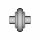 Elastic Coupling With Toroidal Shell 10 | CAD Model for Energy Systems_270_0_degree_snapshot