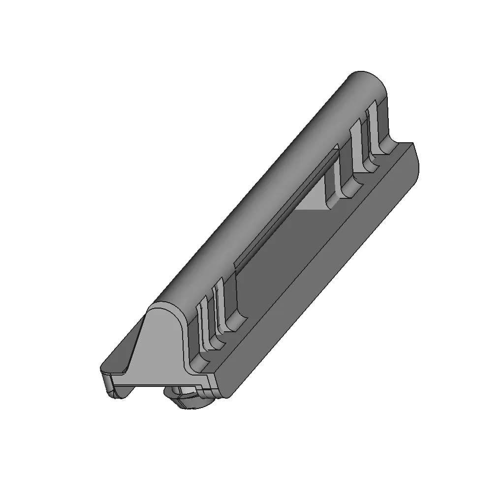 Cap Holder For Gas Combi 1 | CAD Model for Energy Systems_60_30_degree_snapshot