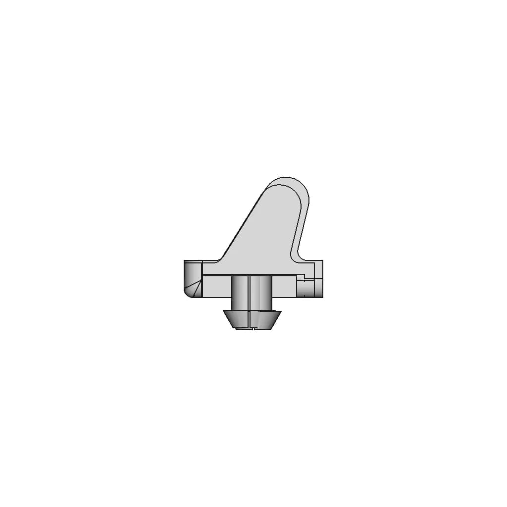 Cap Holder For Gas Combi 1 | CAD Model for Energy Systems_90_0_degree_snapshot