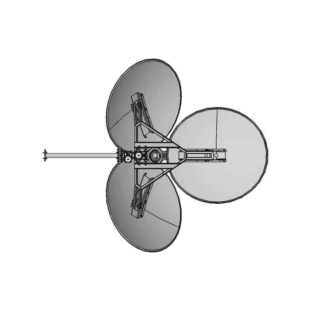 Csp Water Heater Chauffe Eau Solaire A Concentration | CAD Model for Energy Systems_0_270_degree_snapshot