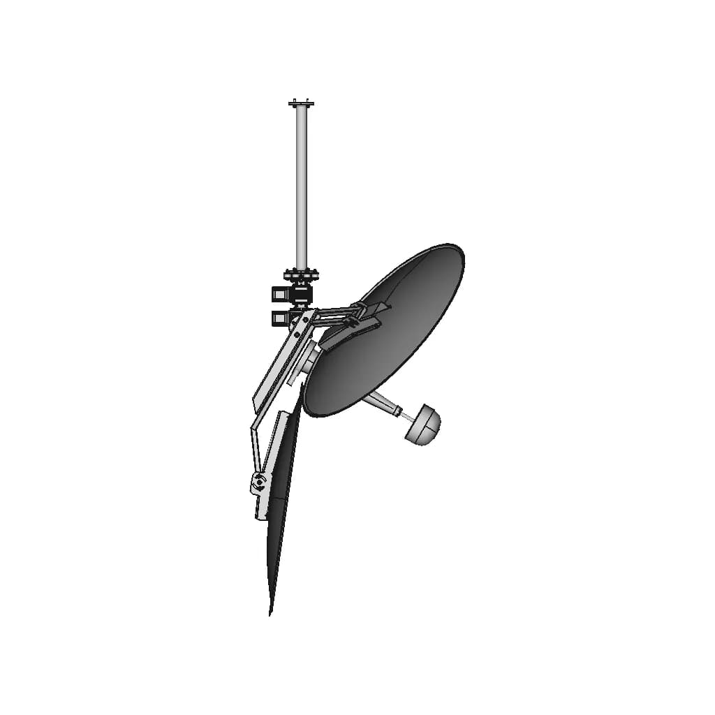 Csp Water Heater Chauffe Eau Solaire A Concentration | CAD Model for Energy Systems_270_0_degree_snapshot