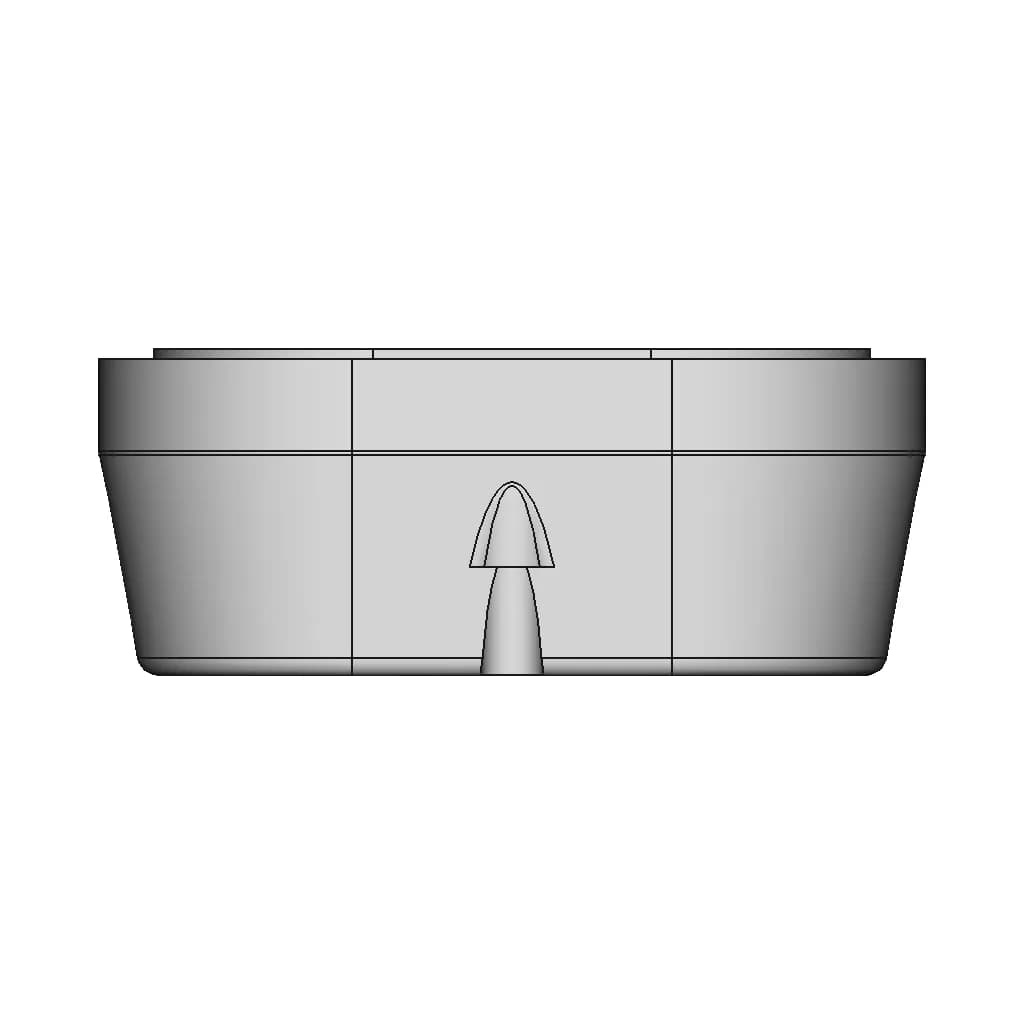 Clipsal Surface Mount Twin Socket Outlet 1 | CAD Model for Energy Systems_0_0_degree_snapshot