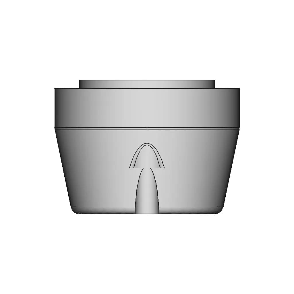 Clipsal Surface Mount Single Socket Outlet 1 | CAD Model for Energy Systems_0_0_degree_snapshot