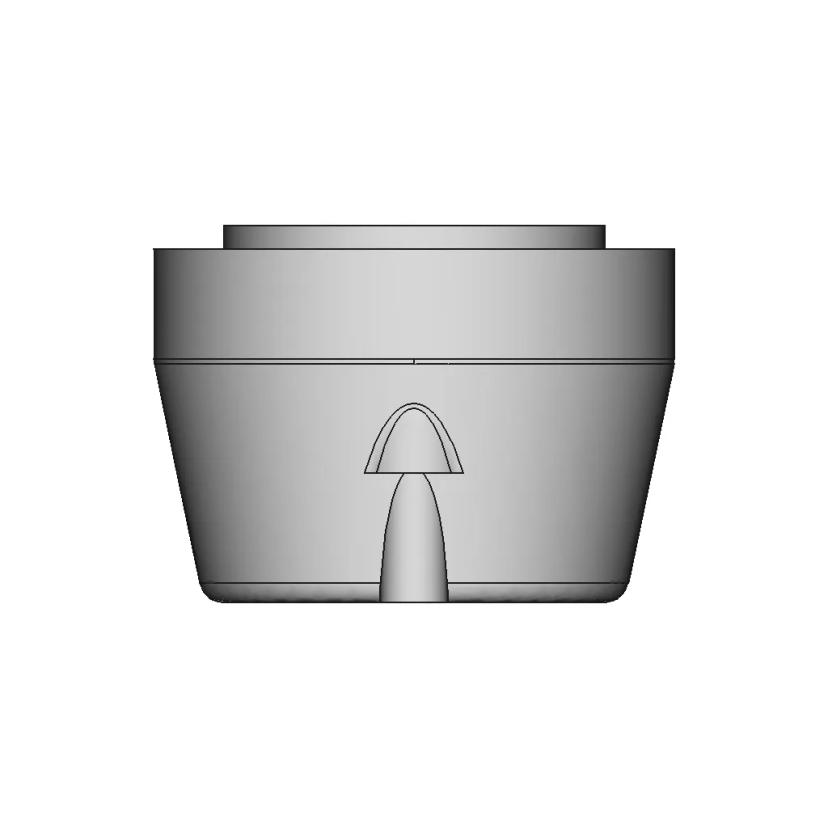 Clipsal Surface Mount Single Socket Outlet 1 | CAD Model for Energy Systems