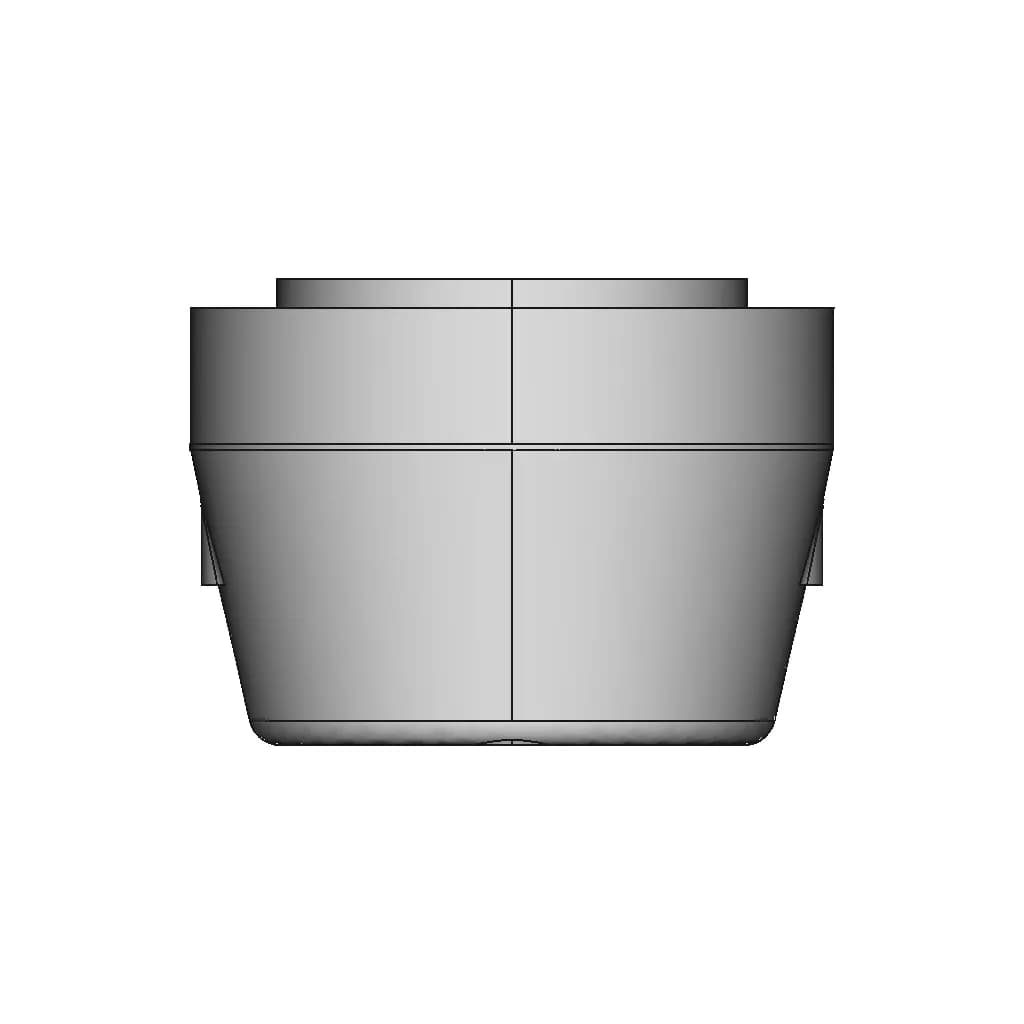 Clipsal Surface Mount Single Socket Outlet 1 | CAD Model for Energy Systems_0_90_degree_snapshot