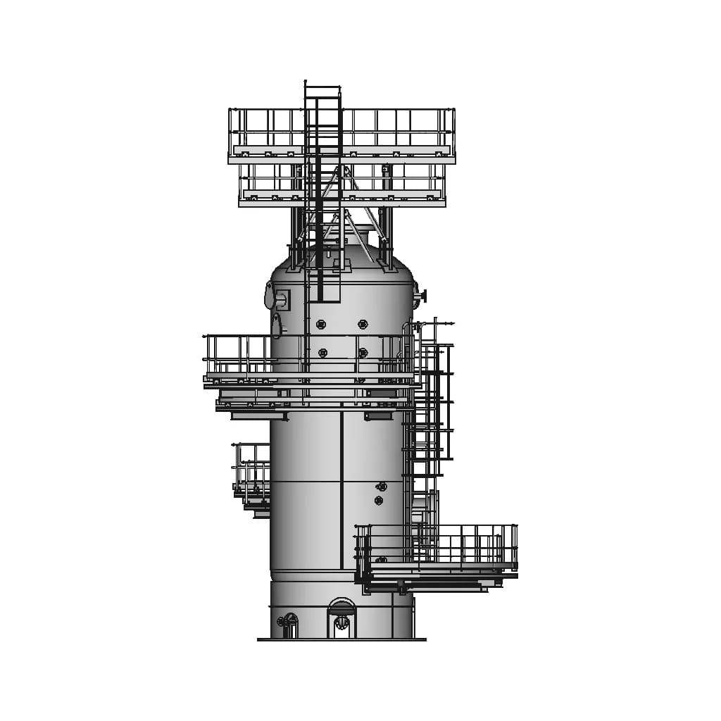 Tanks Separators Pressure Vessels Filters And Tamping Tanks | CAD Model for Energy Systems_0_270_degree_snapshot