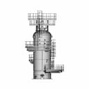 Tanks Separators Pressure Vessels Filters And Tamping Tanks | CAD Model for Energy Systems_0_270_degree_snapshot