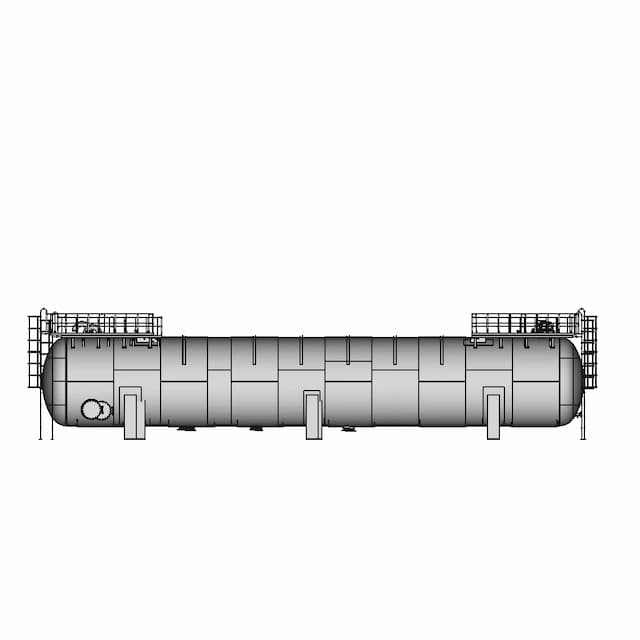 Tanks Separators Pressure Vessels Filters And Tamping Tanks | CAD Model for Energy Systems