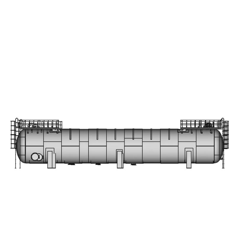 Tanks Separators Pressure Vessels Filters And Tamping Tanks | CAD Model for Energy Systems