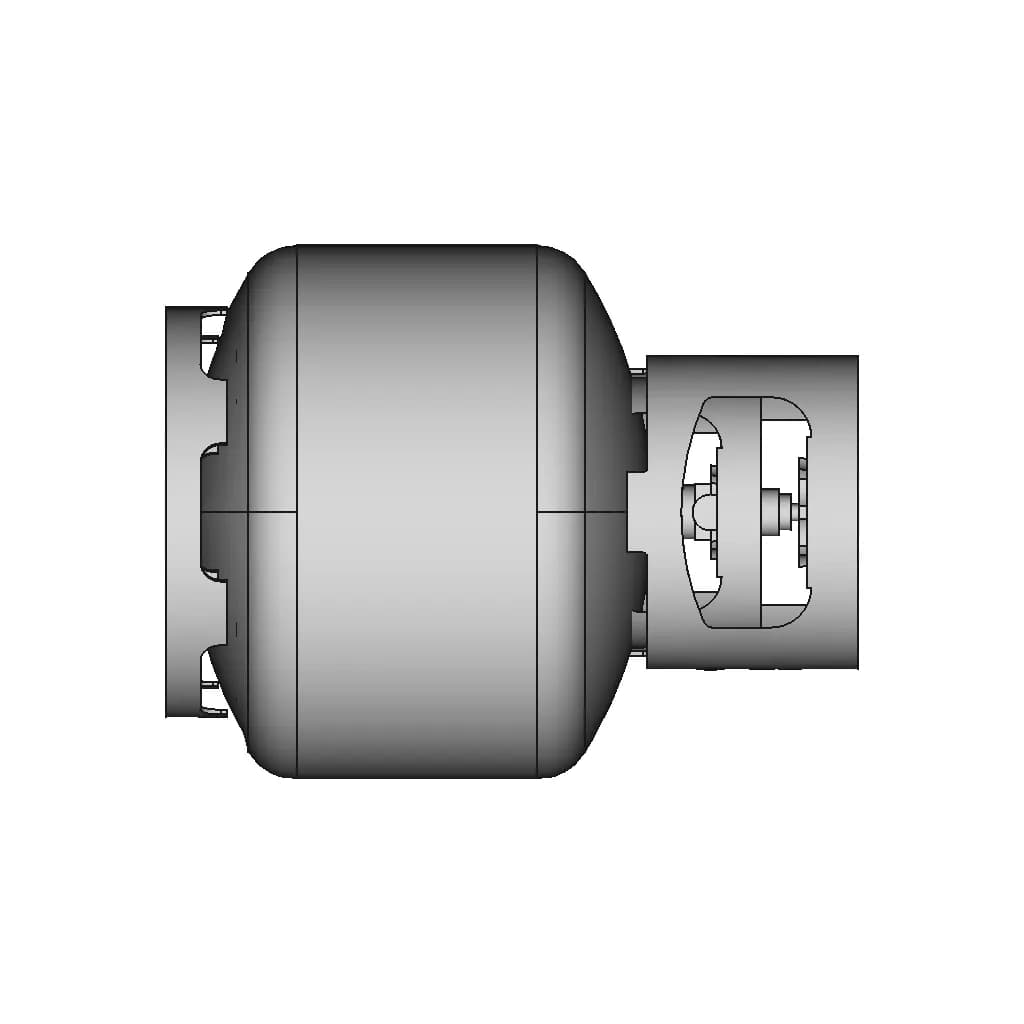 3 7Kg Liquefied Petroleum Propane Gas Bottle 2 | CAD Model for Energy Systems_0_270_degree_snapshot
