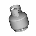 3 7Kg Liquefied Petroleum Propane Gas Bottle 2 | CAD Model for Energy Systems_60_30_degree_snapshot