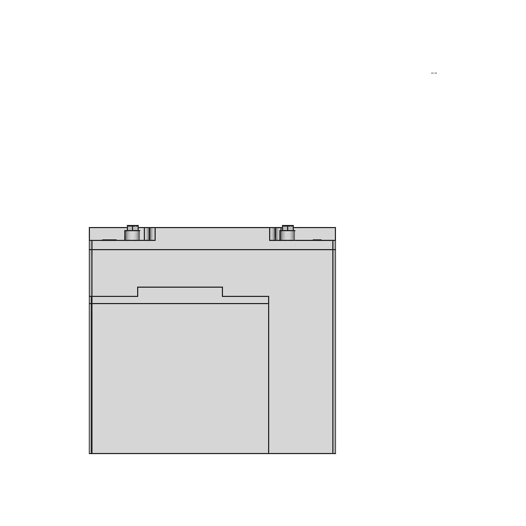Lifepo4 Battery Eco Worthy 12 8V 20Ah 1 | CAD Model for Energy Systems_90_0_degree_snapshot