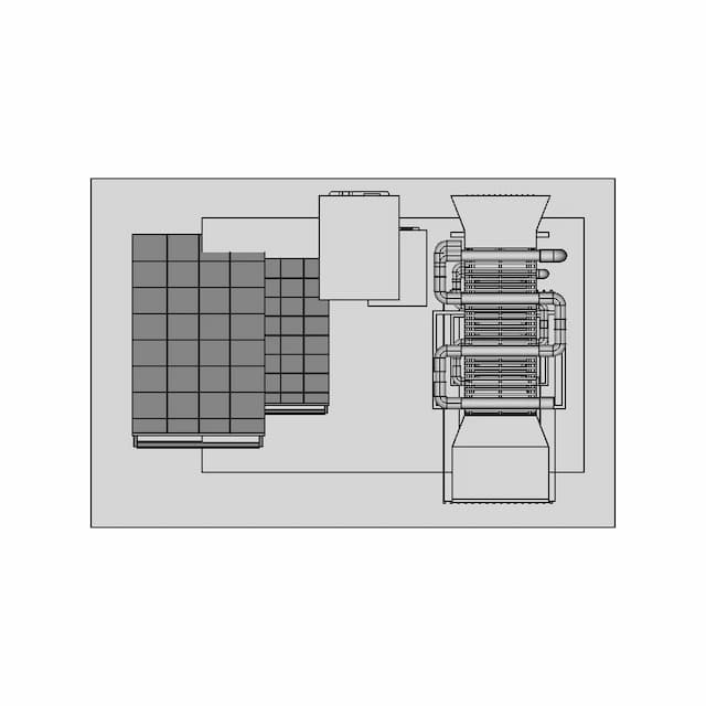 Evaporating Cooler 1 | CAD Model for Energy Systems