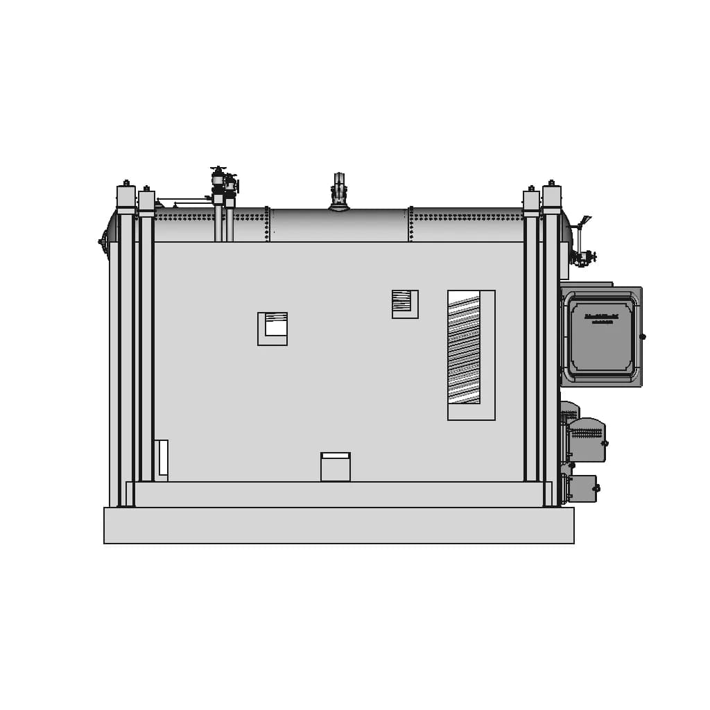 Babcock Wilcox Patent Water Tube Safety Boiler From | CAD Model for Energy Systems_0_90_degree_snapshot