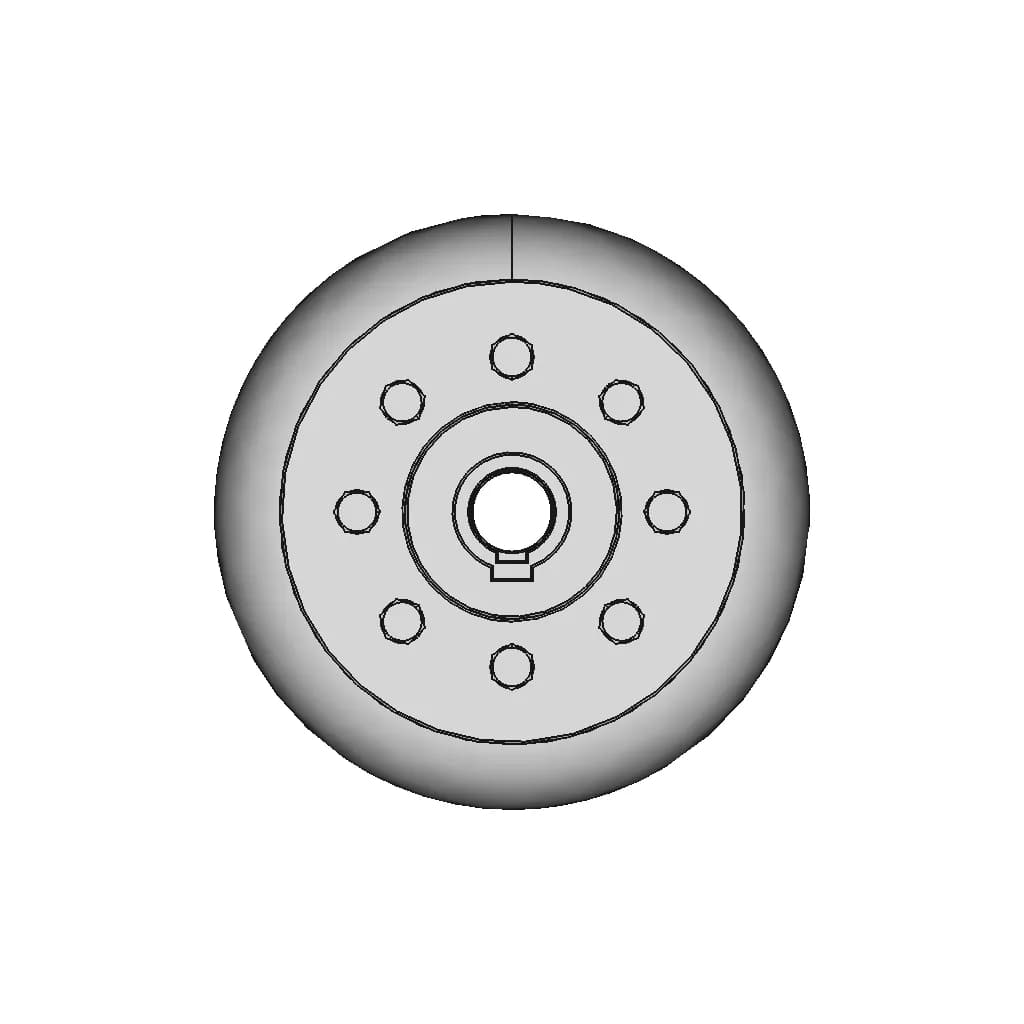 Elastic Coupling With Toroidal Shell 9 | CAD Model for Energy Systems_0_270_degree_snapshot