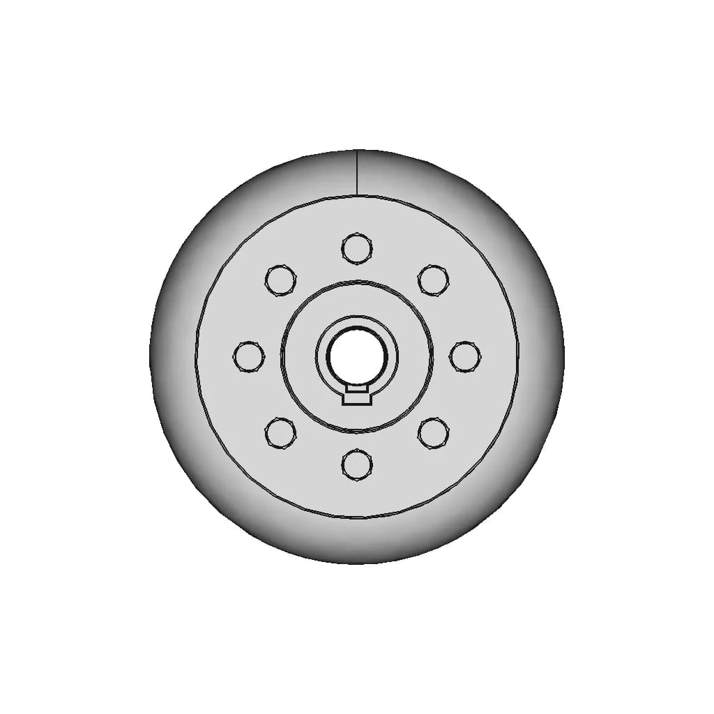 Elastic Coupling With Toroidal Shell 9 | CAD Model for Energy Systems_0_90_degree_snapshot