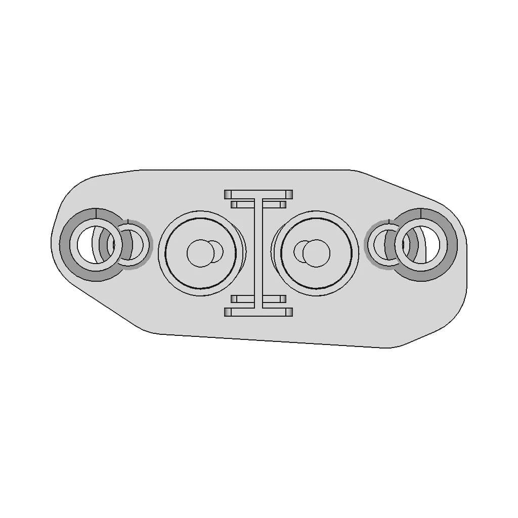 Tesla Model 3 Y 12V Connector Penthouse 1 | CAD Model for Energy Systems_270_0_degree_snapshot