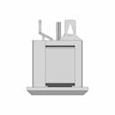 Panel Mount 125V Type B Electrical Socket Industrial | CAD Model for Energy Systems_0_270_degree_snapshot