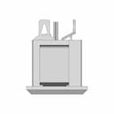 Panel Mount 125V Type B Electrical Socket Industrial | CAD Model for Energy Systems_0_90_degree_snapshot