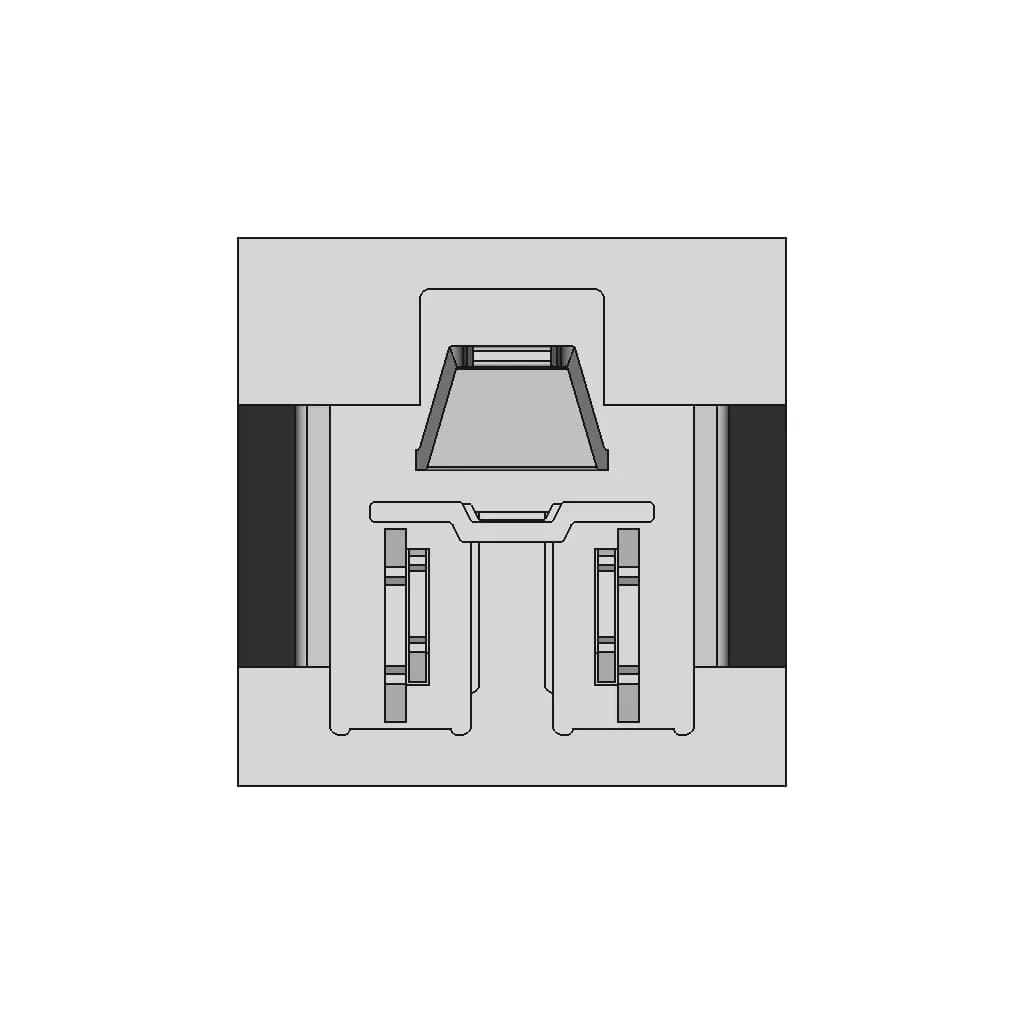 Panel Mount 125V Type B Electrical Socket Industrial | CAD Model for Energy Systems_270_0_degree_snapshot