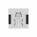 Panel Mount 125V Type B Electrical Socket Industrial | CAD Model for Energy Systems_270_0_degree_snapshot
