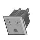 Panel Mount 125V Type B Electrical Socket Industrial | CAD Model for Energy Systems_60_30_degree_snapshot