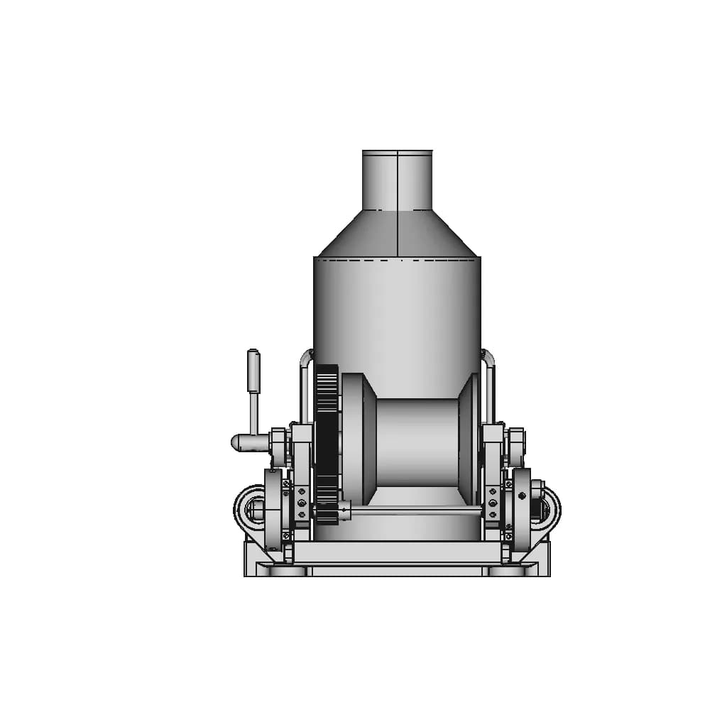 A 2X1 Cylinder Steam Engine Operated Winch With | CAD Model for Energy Systems_0_90_degree_snapshot