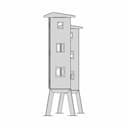 Socket Panel 3 | CAD Model for Energy Systems_0_90_degree_snapshot