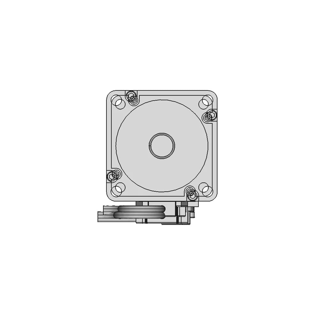 Ac Servo Motor 129 | CAD Model for Energy Systems_0_0_degree_snapshot
